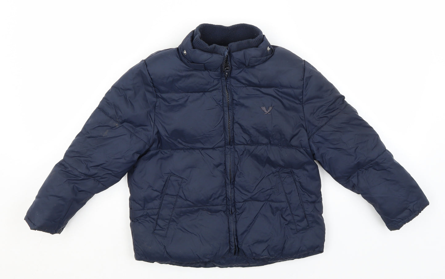Preworn Boys Blue   Puffer Jacket Jacket Size 4-5 Years
