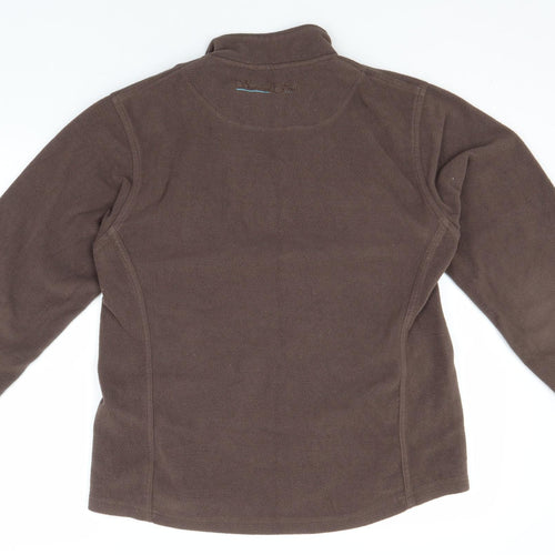 Sherwood Womens Brown Crew Neck  Polyester Pullover Jumper Size 16