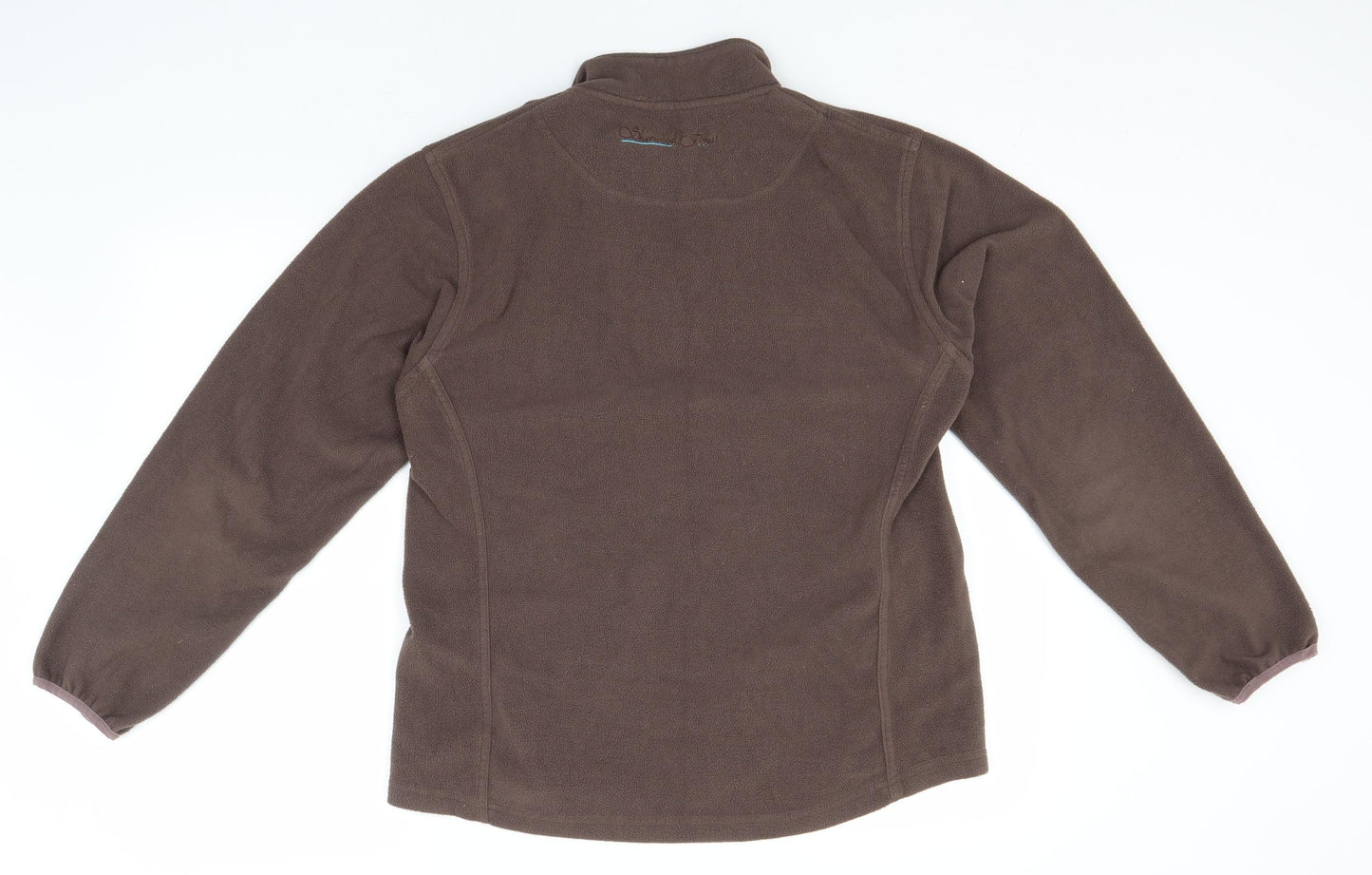 Sherwood Womens Brown Crew Neck  Polyester Pullover Jumper Size 16