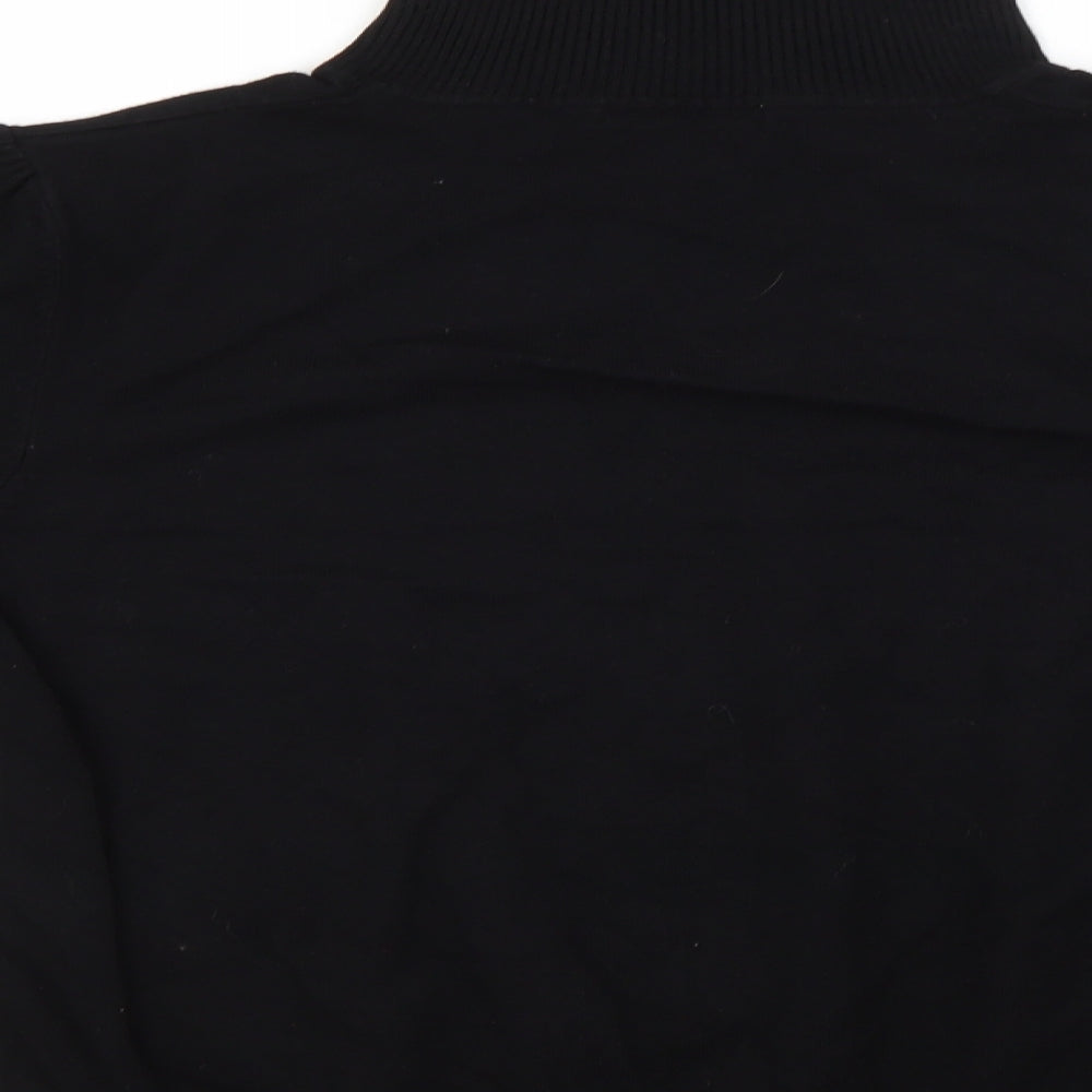 George Womens Black Roll Neck  Viscose Pullover Jumper Size 22