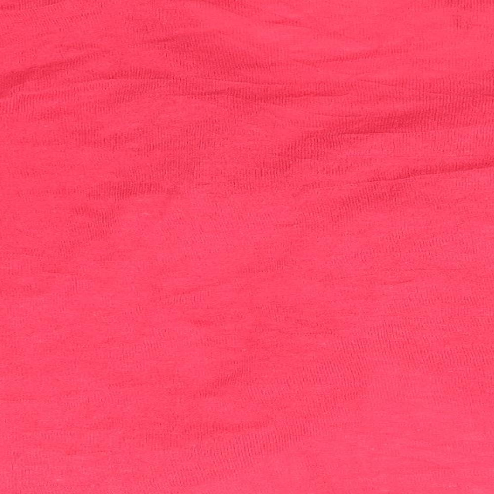 Soon Womens Pink Round Neck  Linen Cardigan Jumper Size 16