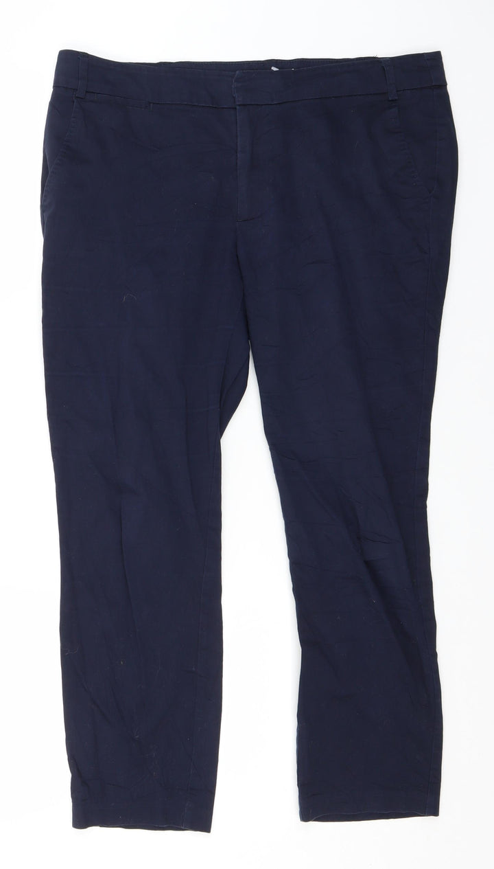 Sfera Womens Blue Trousers Size 16 L26 in Regular