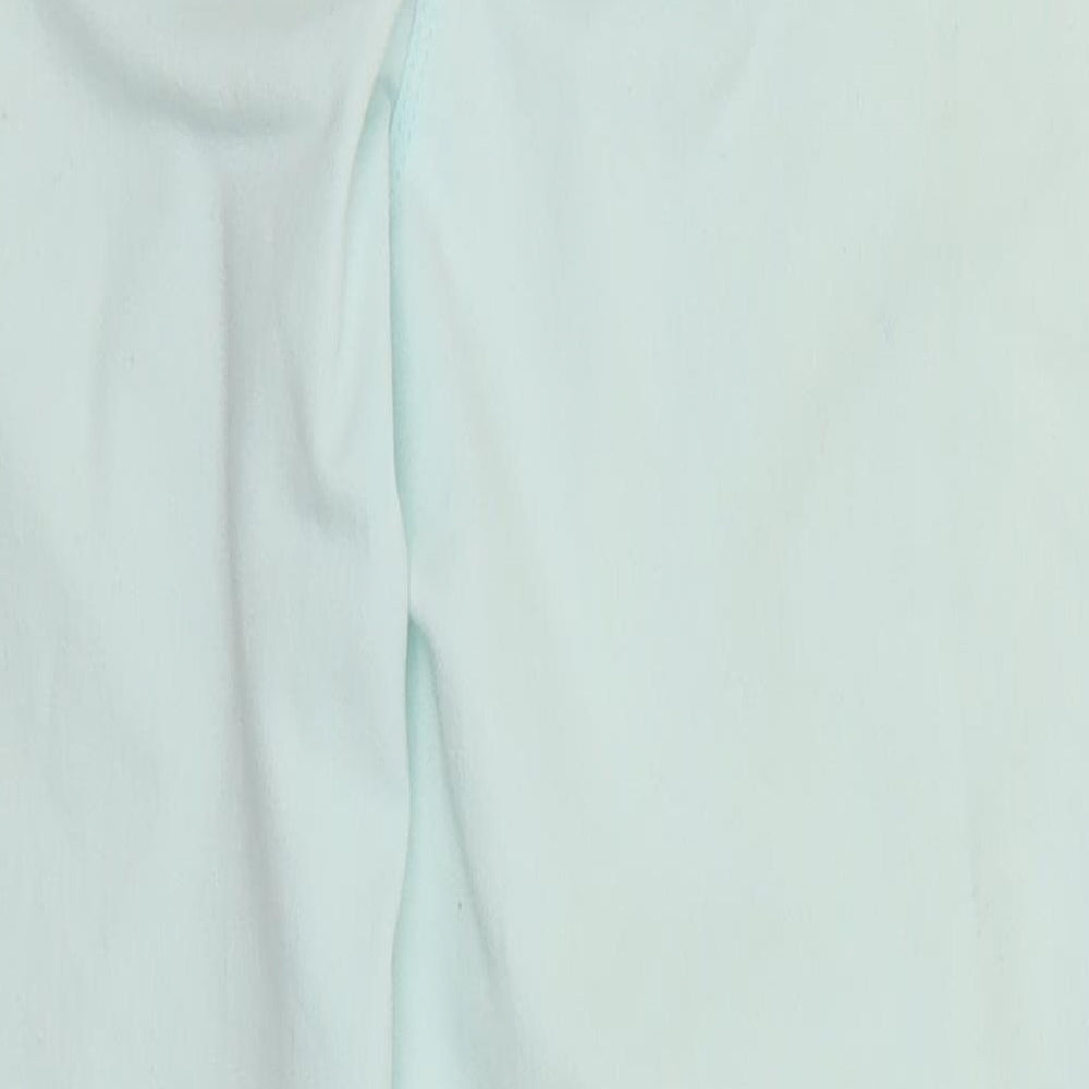 Papaya Womens White  Cotton Trousers  Size 14 L27 in Regular