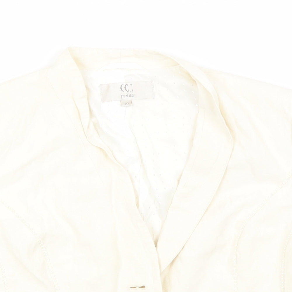 Preworn Womens Ivory   Jacket  Size 10