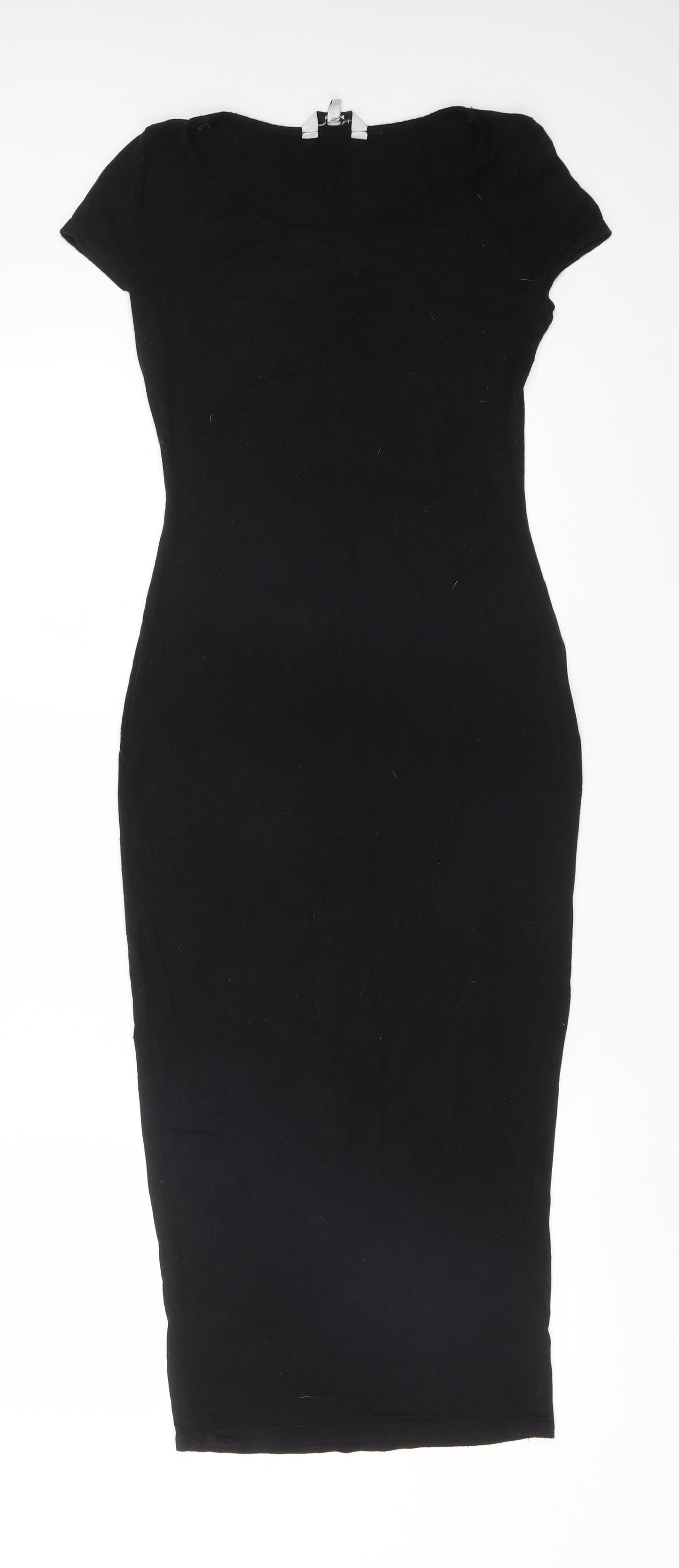 New Look Womens Black  Viscose Bodycon  Size 10  Round Neck