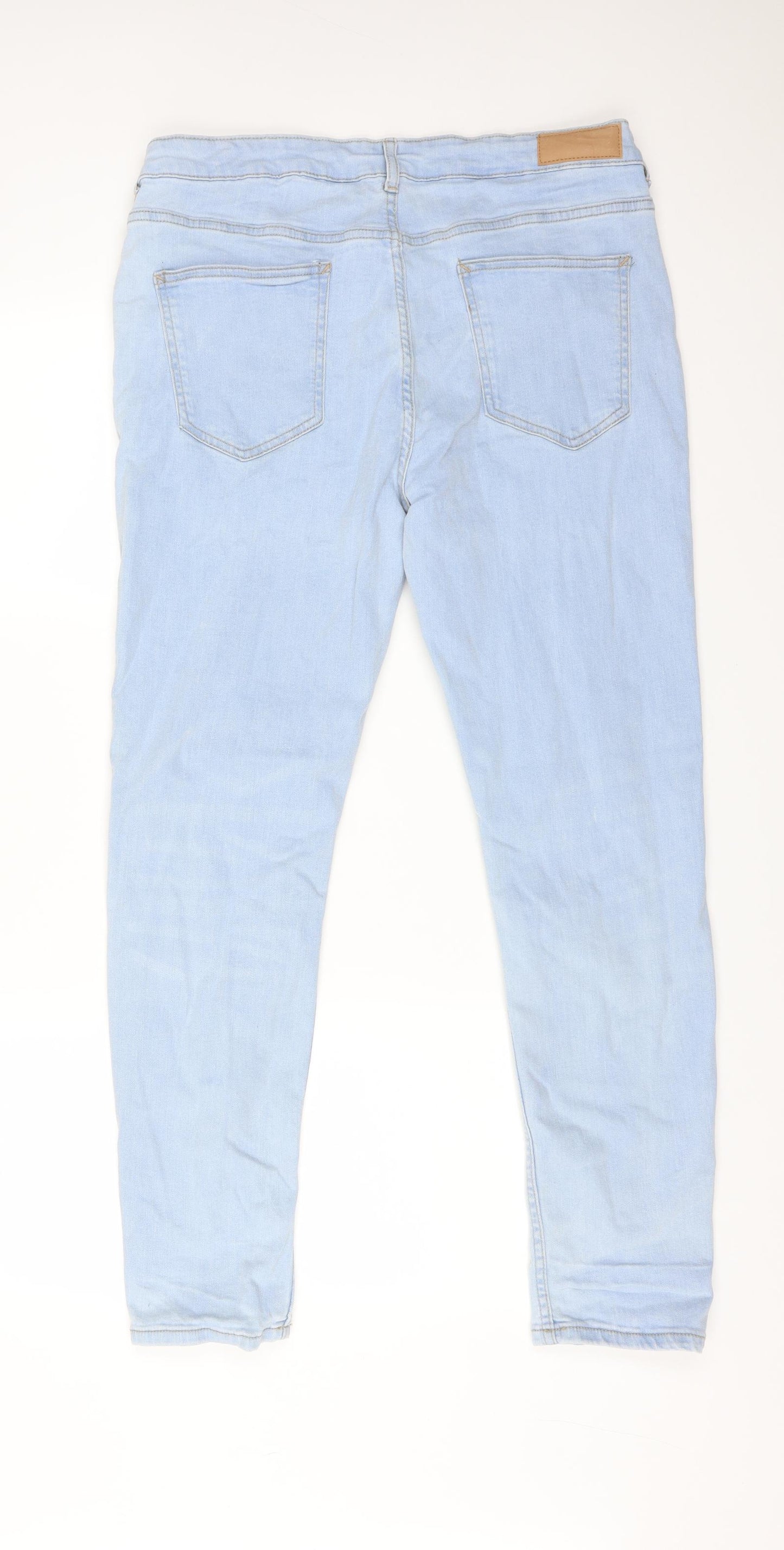 DENIM CO Mens Blue  Cotton Skinny Jeans Size 34 L30 in Regular