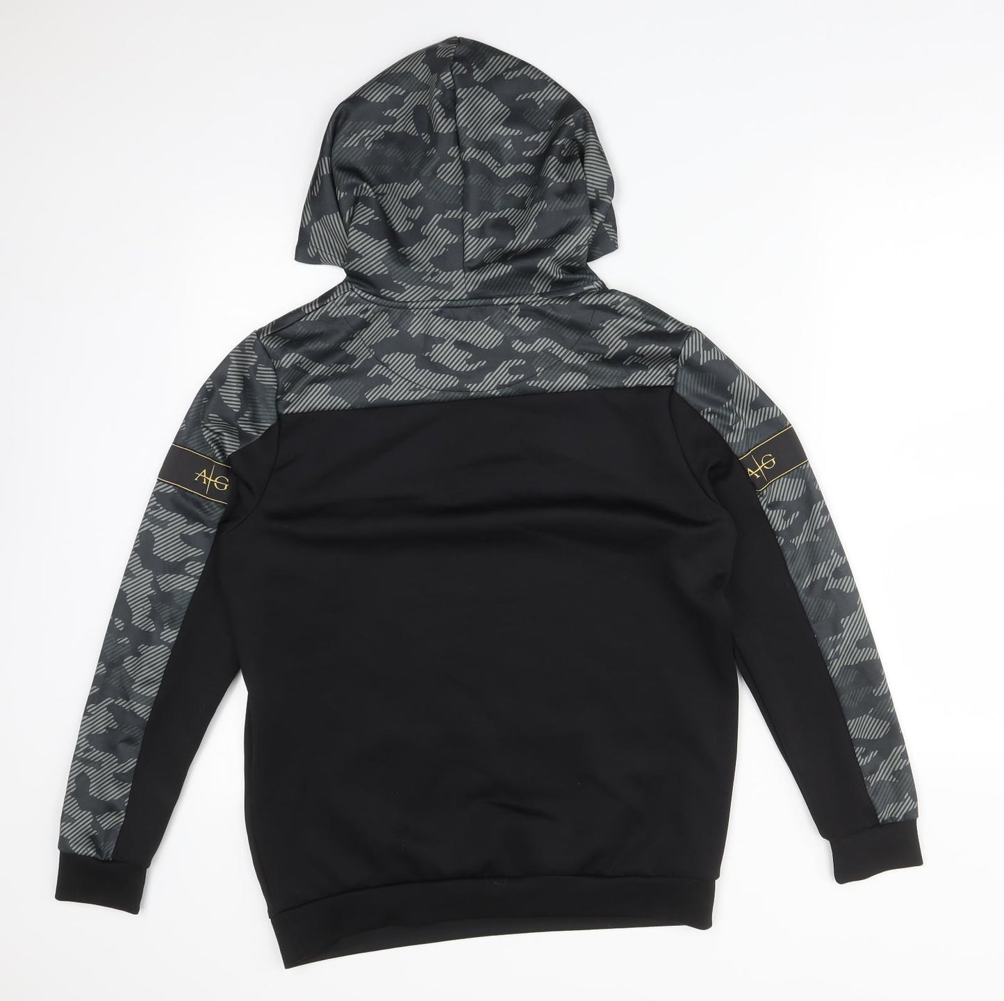 Avant Garde Boys Multicoloured Camouflage Polyester Pullover Hoodie Size 15-16 Years