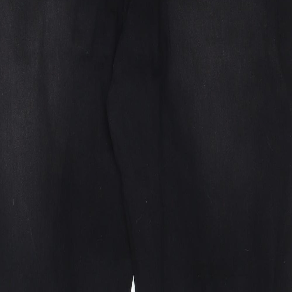 JEANS Womens Black  Cotton Skinny Jeans Size XL L29 in Regular