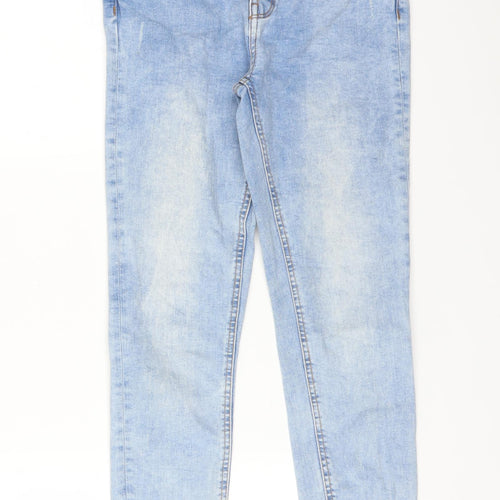 DENIM CO Womens Blue  Cotton Skinny Jeans Size 10 L26 in Regular