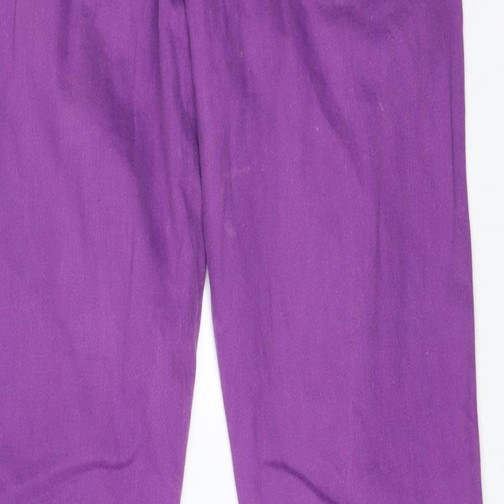 Attitude Girls Purple  Cotton Straight Jeans Size 12 Years  Regular