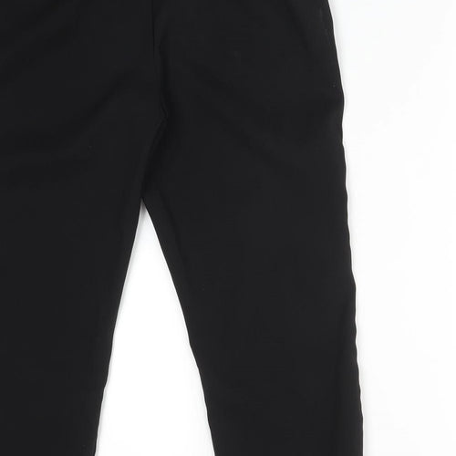 Dorothy Perkins Womens Black  Polyester Trousers  Size 12 L21 in Regular