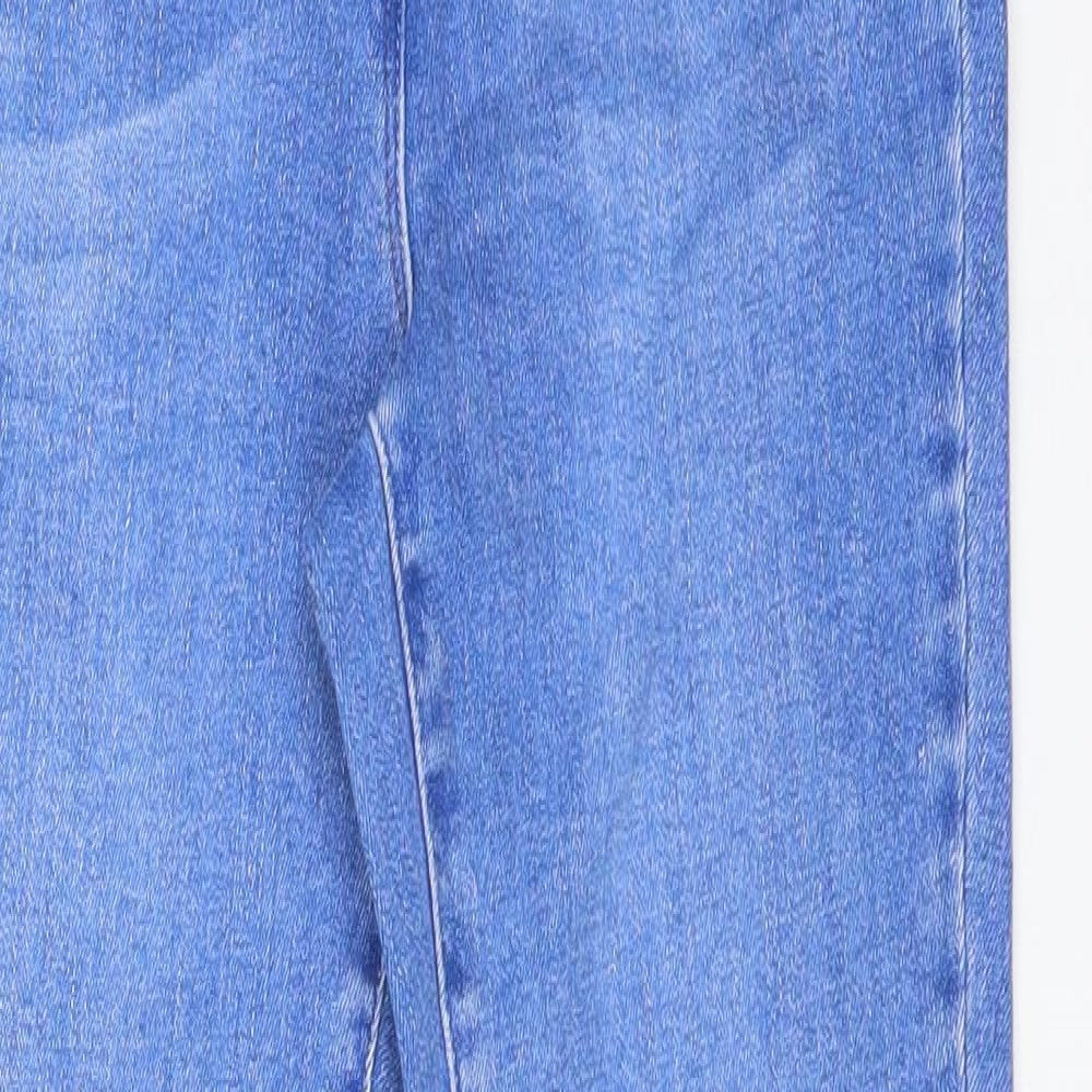 NEXT Womens Blue  Cotton Skinny Jeans Size 8 L27 in Regular