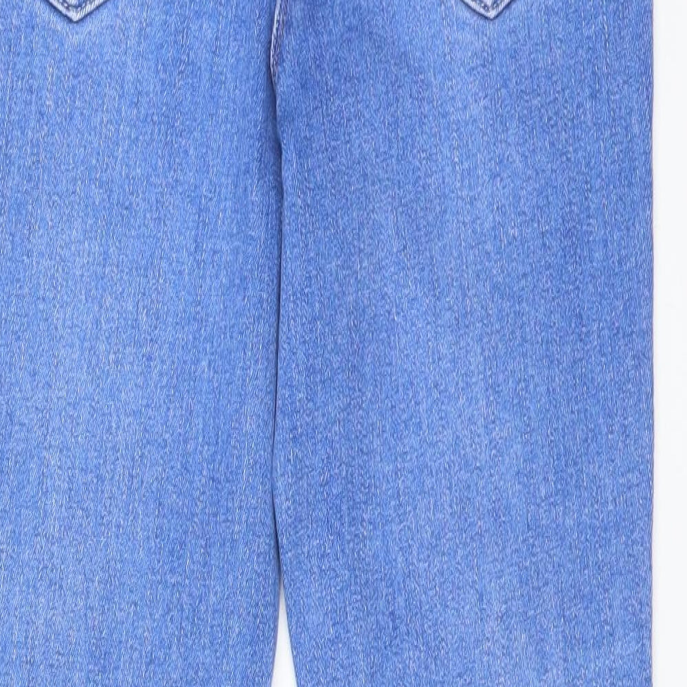 NEXT Womens Blue  Cotton Skinny Jeans Size 8 L27 in Regular