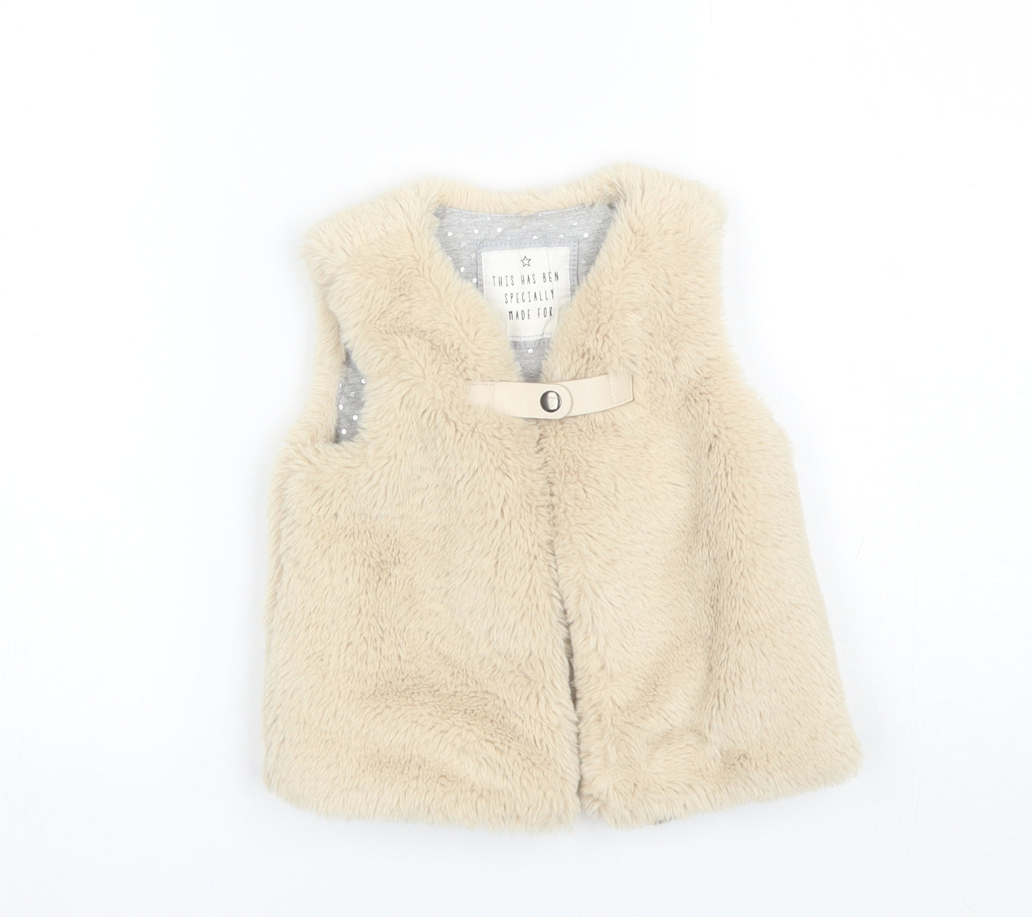 Matalan Baby Beige  Polyester Shrug Jumper Size 18-24 Months