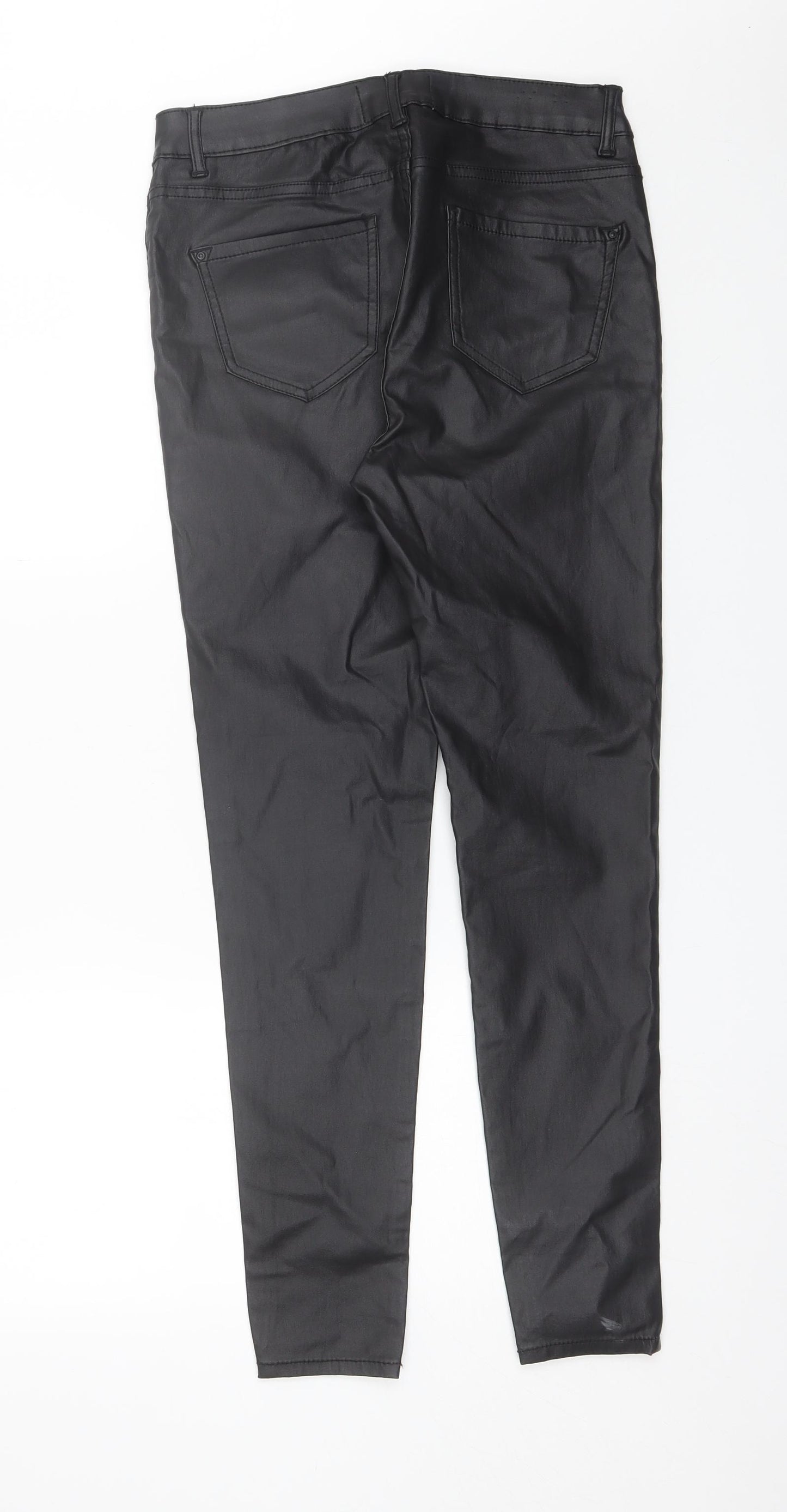New Look Womens Black  Viscose Skinny Jeans Size 14 L28 in Regular