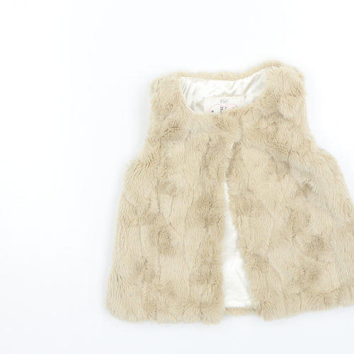 F&F Baby Beige  Acrylic Shrug Jumper Size 18-24 Months