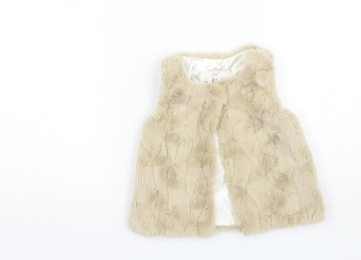 F&F Baby Beige Acrylic Shrug Jumper Size 18-24 Months
