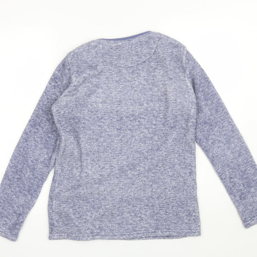 YD Girls Blue Solid Polyester Top Pyjama Top Size 13-14 Years