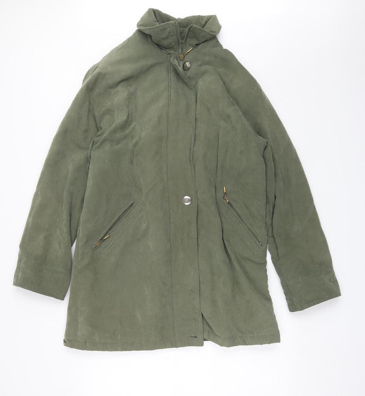 Bonmarche Womens Green   Overcoat Jacket Size M