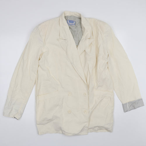 Oasis Womens Ivory   Jacket  Size L