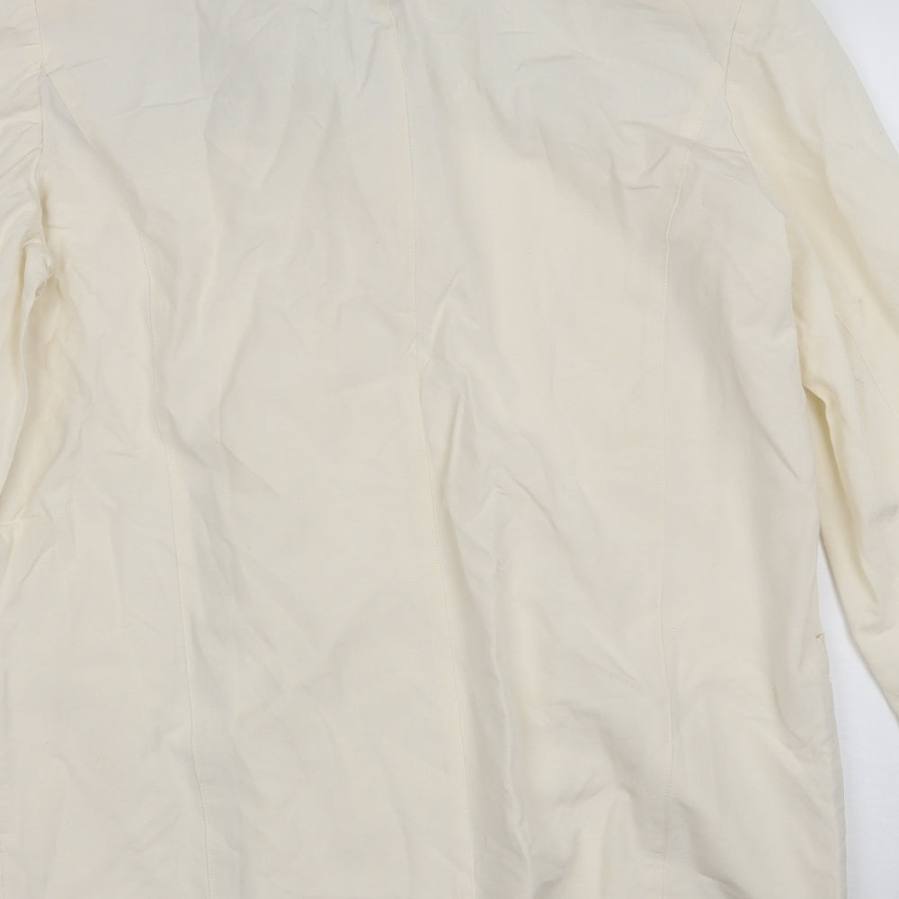 Oasis Womens Ivory   Jacket  Size L