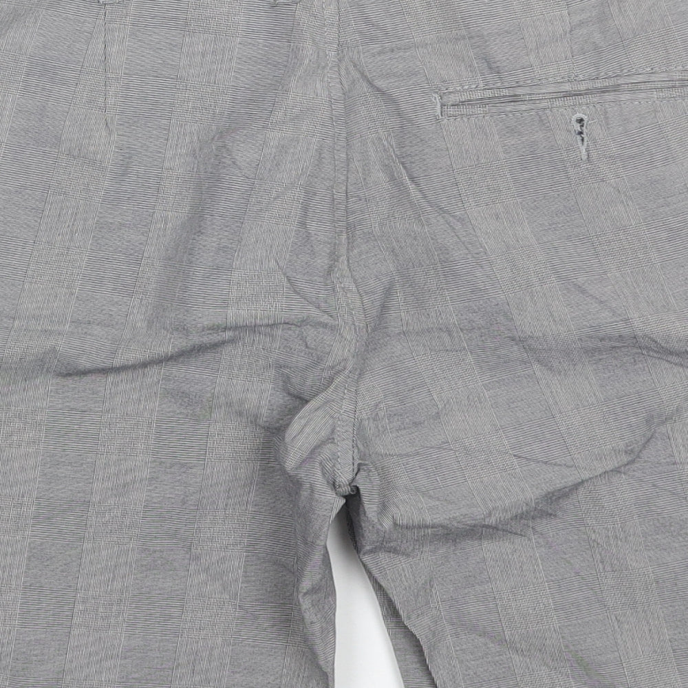 NEXT Mens Grey  Cotton Chino Shorts Size 32 L9 in Regular