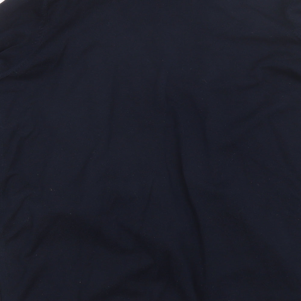 Nutmeg Womens Blue V-Neck  Viscose Cardigan Jumper Size 22