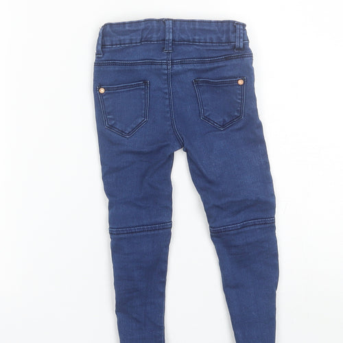 Denim CO. Girls Blue  Cotton Skinny Jeans Size 2-3 Years  Regular