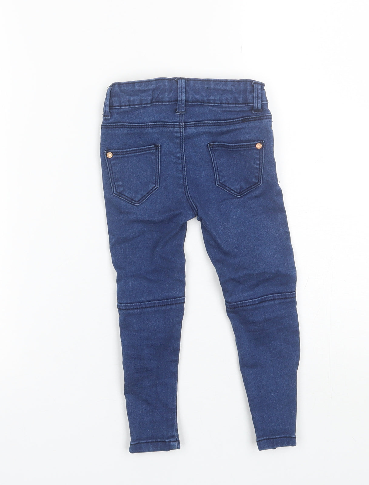Denim CO. Girls Blue  Cotton Skinny Jeans Size 2-3 Years  Regular