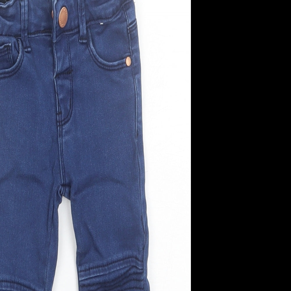 Denim CO. Girls Blue  Cotton Skinny Jeans Size 2-3 Years  Regular