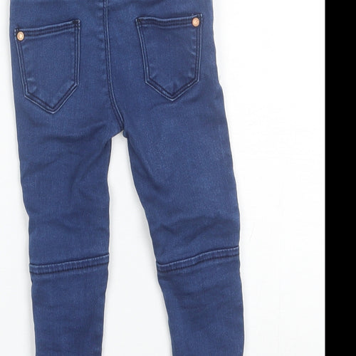 Denim CO. Girls Blue  Cotton Skinny Jeans Size 2-3 Years  Regular