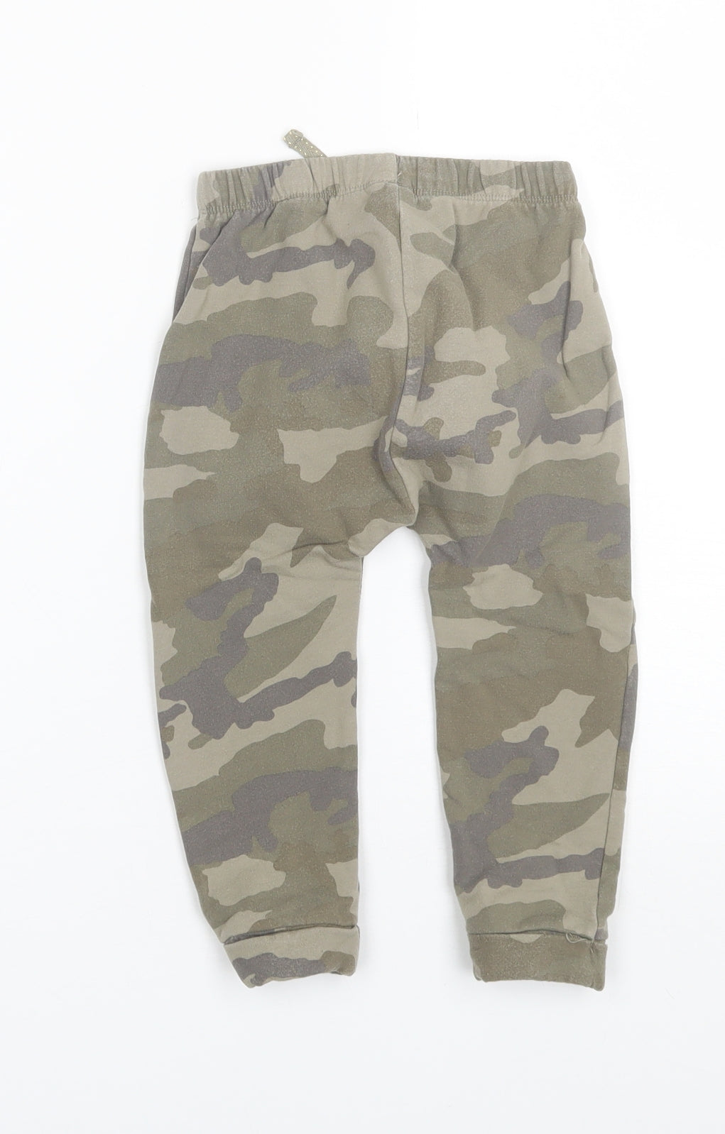 NEXT Baby Green Camouflage Cotton Sweatpants Trousers Size 18-24 Months