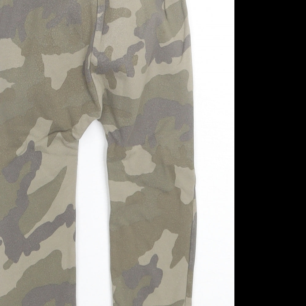 NEXT Baby Green Camouflage Cotton Sweatpants Trousers Size 18-24 Months
