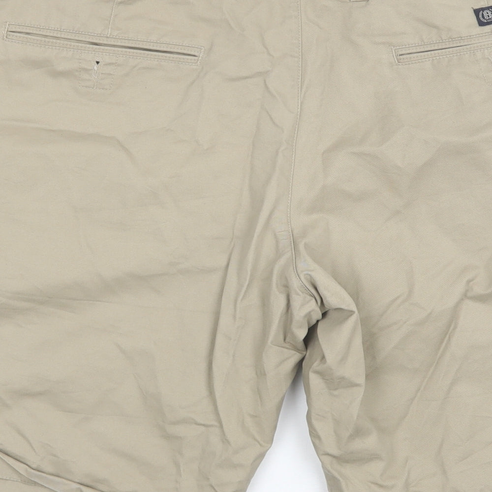 Marks and Spencer Mens Beige  Cotton Chino Shorts Size 38 L11 in Regular