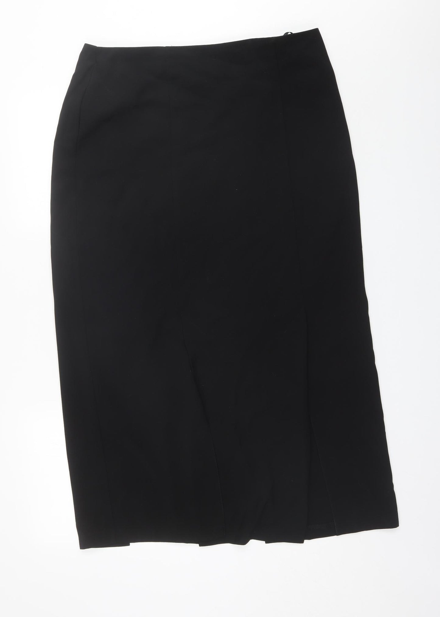 Walis Womens Black  Polyester Straight & Pencil Skirt Size 18