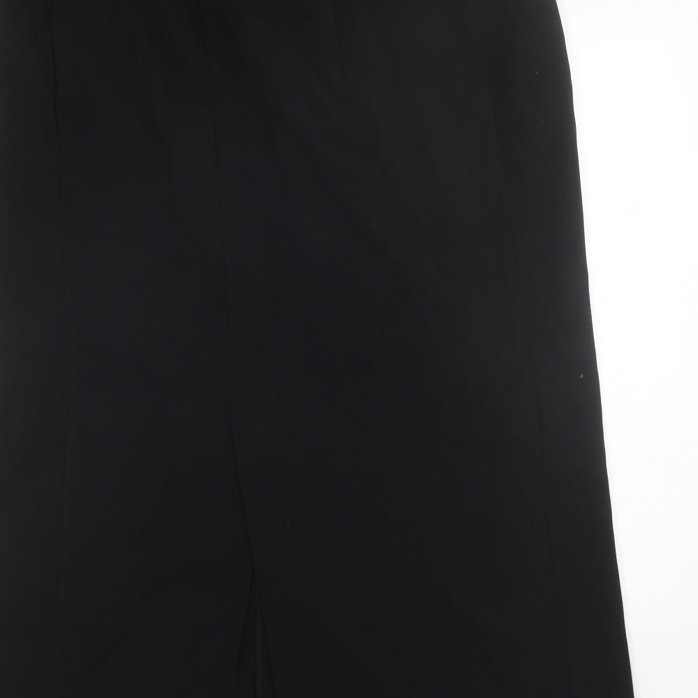Walis Womens Black  Polyester Straight & Pencil Skirt Size 18