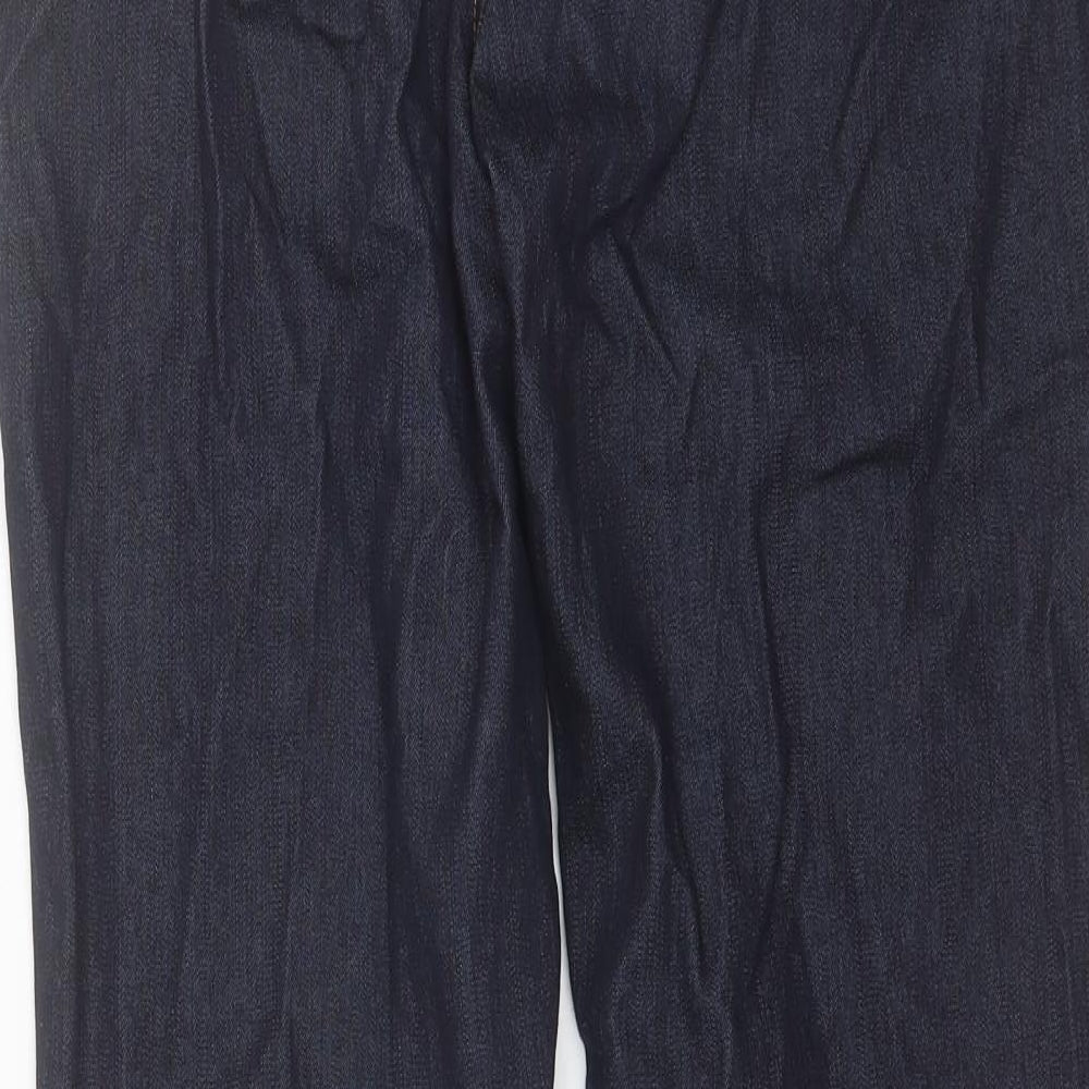 Per Una Womens Blue  Cotton Skinny Jeans Size 12 L30 in Regular