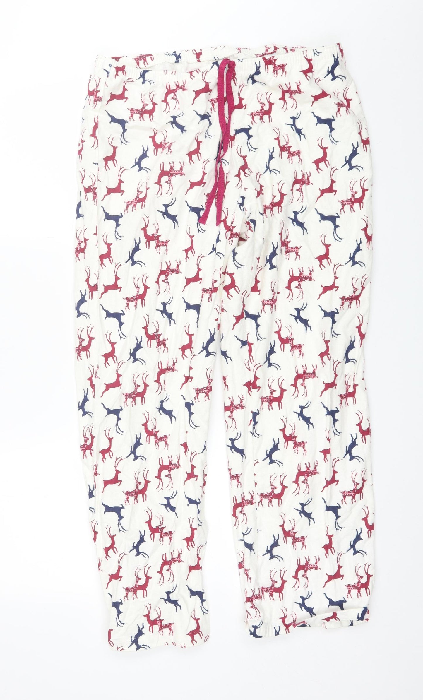 TU Womens White  Cotton  Pyjama Pants Size 14