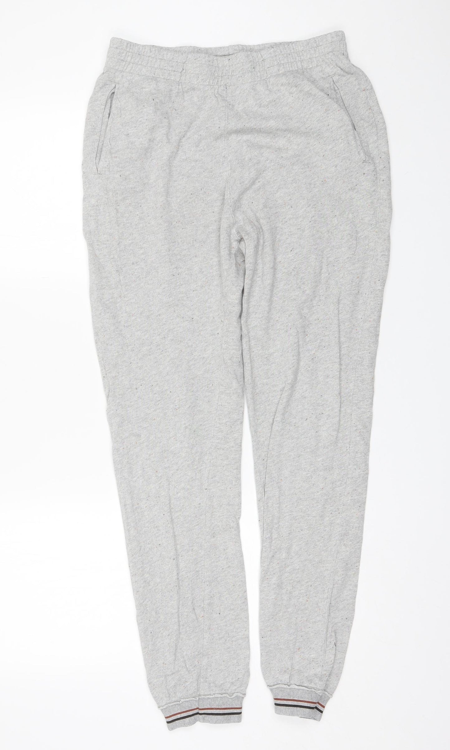United Colors of Benetton Womens Grey  Cotton Blend Sweatpants Trousers Size M L28 in Regular