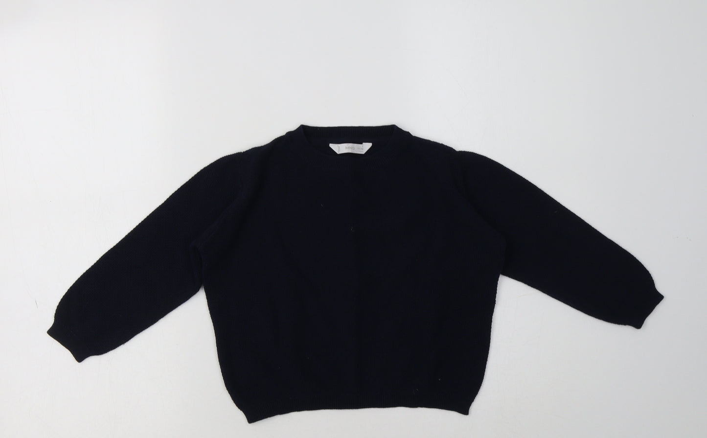 MNG Boys Blue Crew Neck   Pullover Jumper Size 7 Years