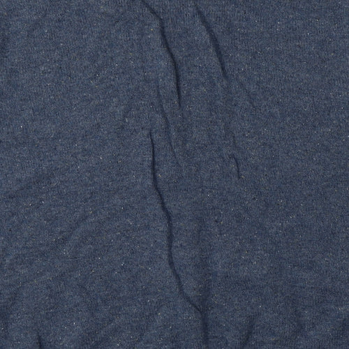 Porter & Ash Mens Blue Crew Neck  Cotton Pullover Jumper Size XL