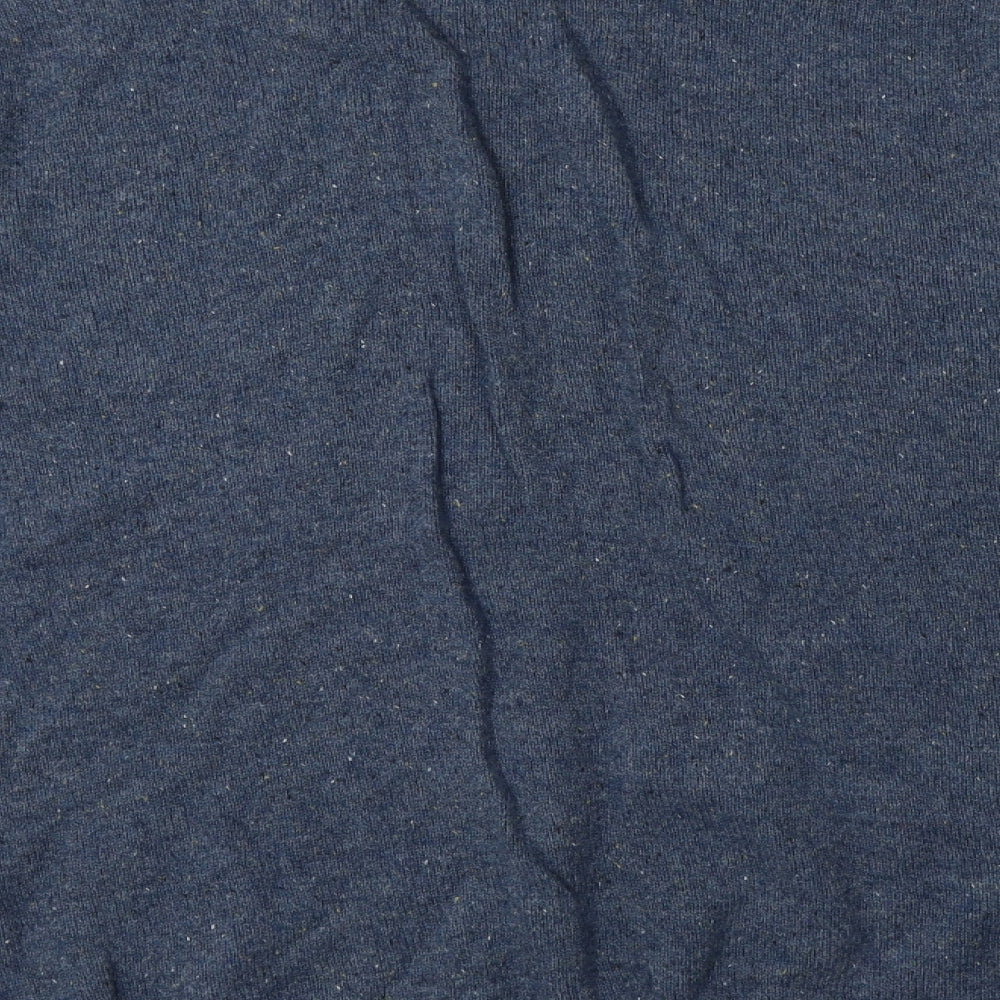 Porter & Ash Mens Blue Crew Neck  Cotton Pullover Jumper Size XL