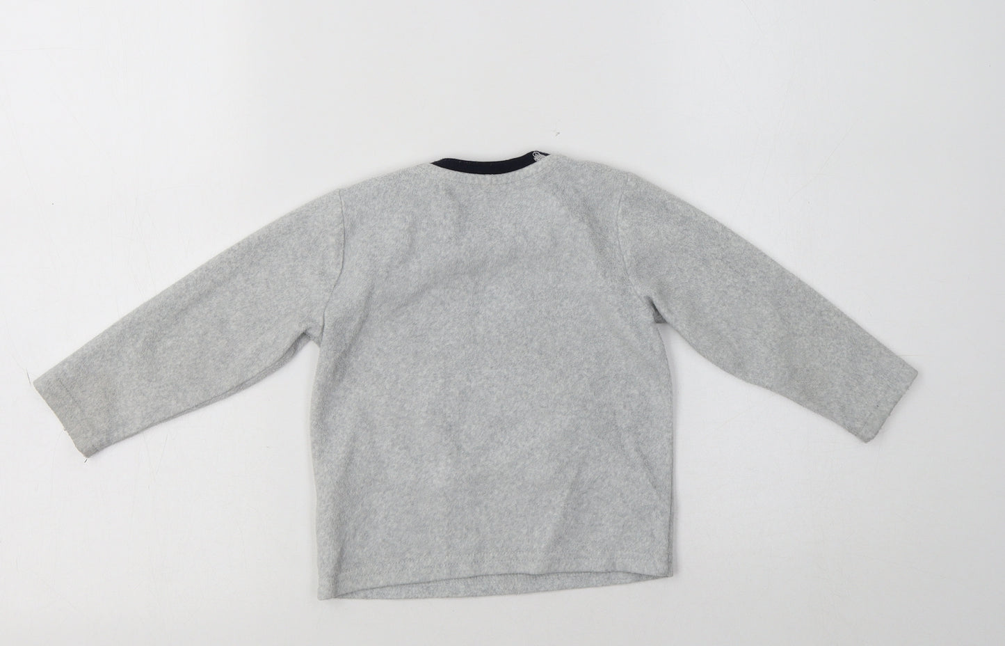 Primark Baby Grey  Polyester Pullover Jumper Size 18-24 Months   - Digger