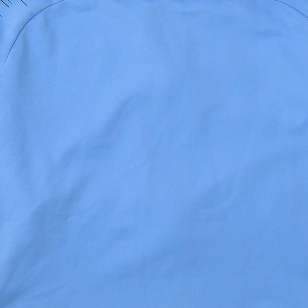 Nike Boys Blue Geometric Polyester Full Zip Sweatshirt Size 12-13 Years   - Manchester City