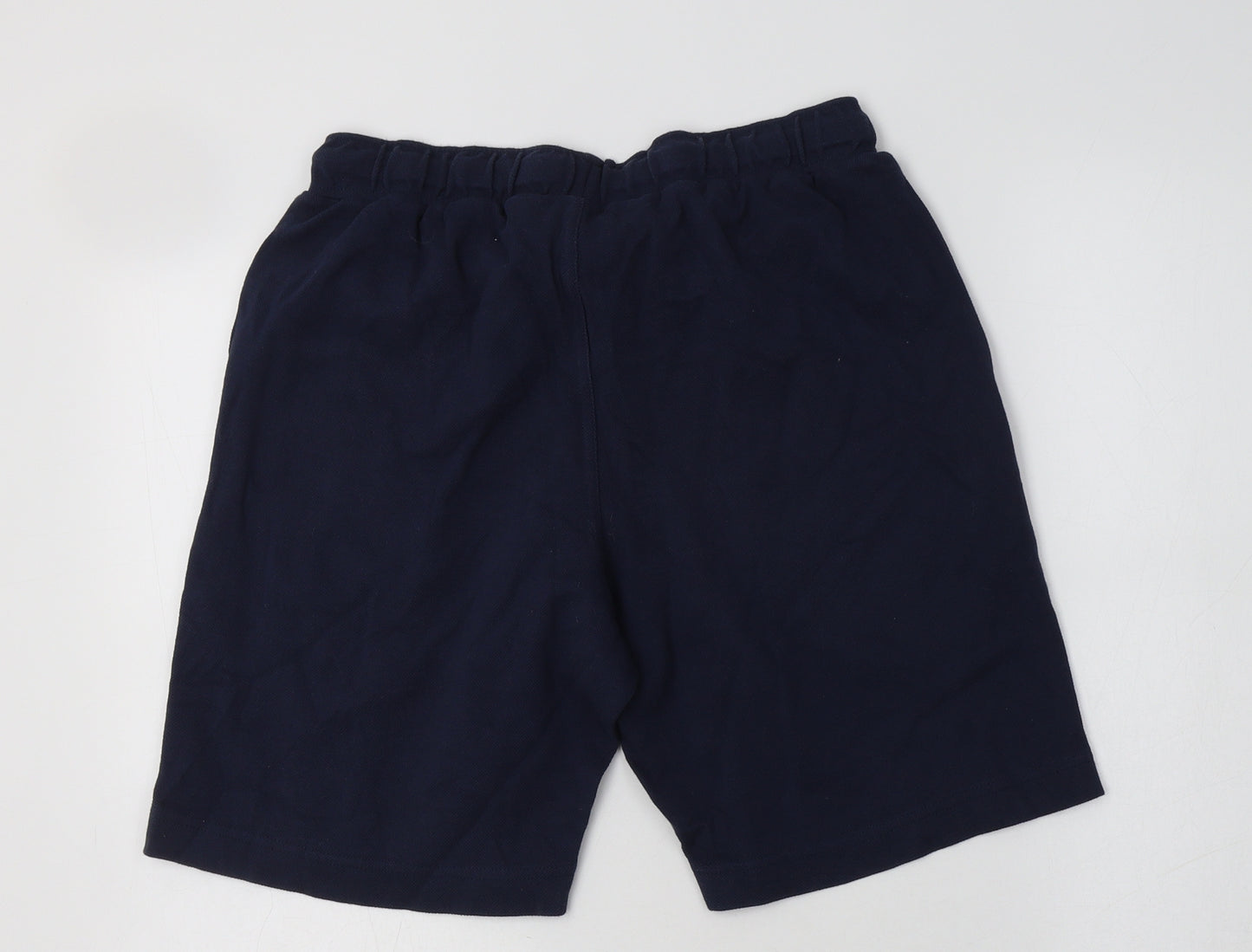 H&M Mens Blue  Cotton Sweat Shorts Size S L9 in Regular
