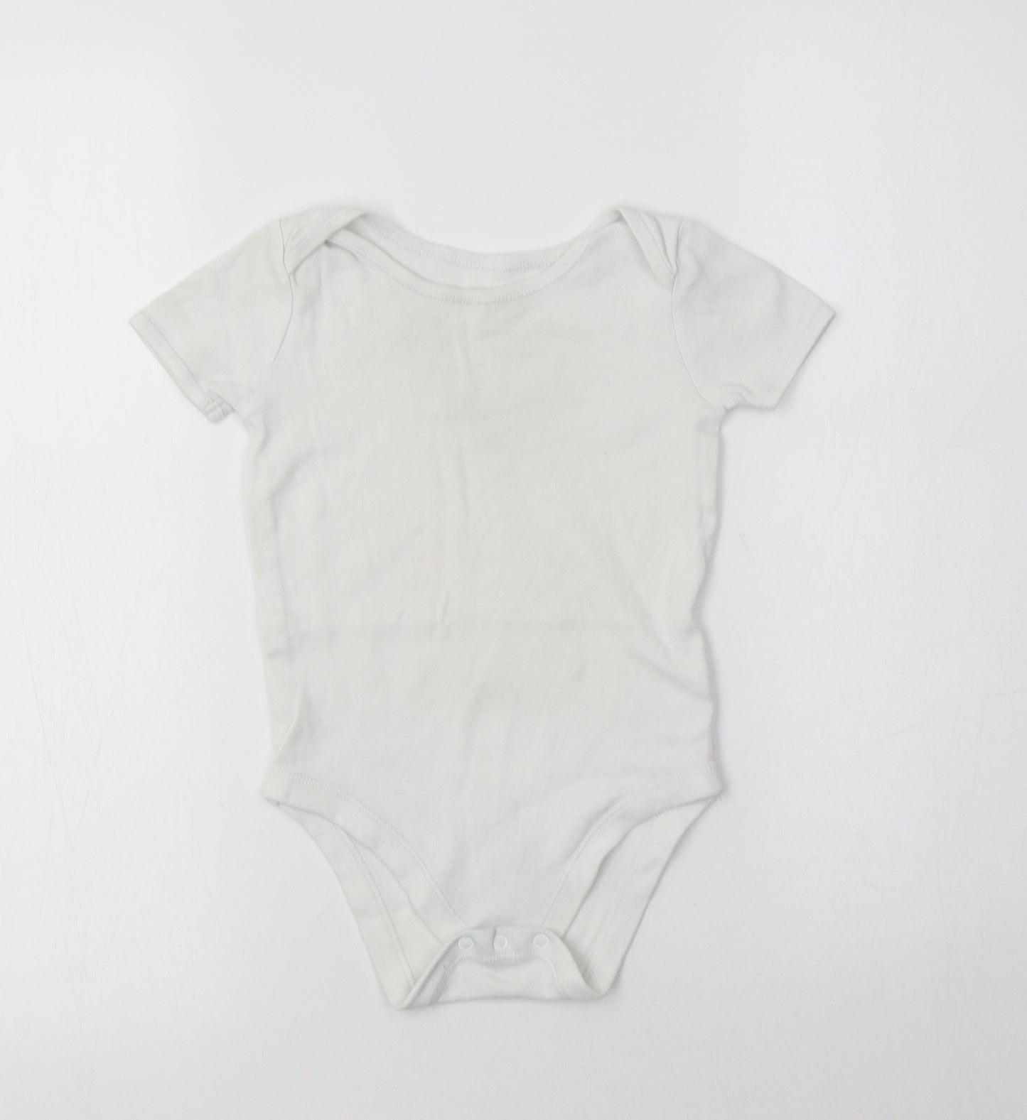 John Lewis Girls White  Cotton Bodysuit One-Piece Size 2-3 Years