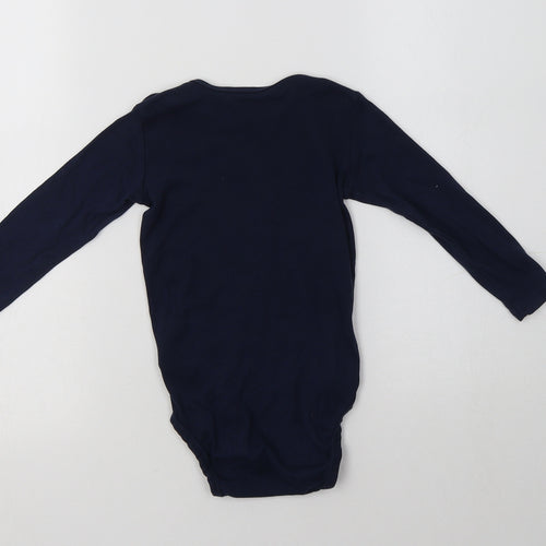M&S Baby Blue  Cotton Babygrow One-Piece Size 18-24 Months