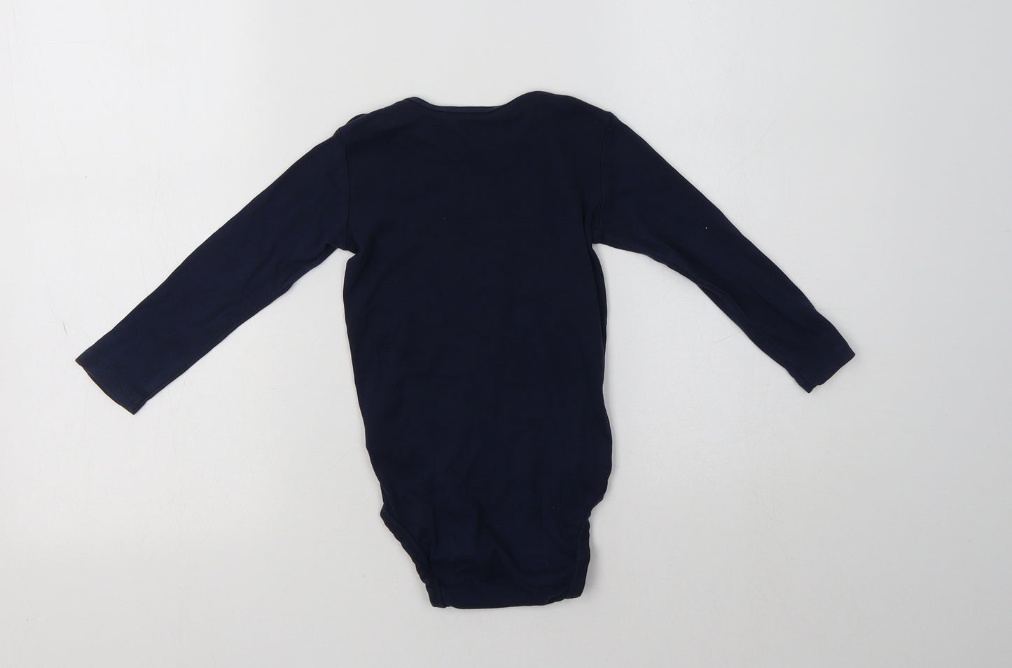 M&S Baby Blue  Cotton Babygrow One-Piece Size 18-24 Months
