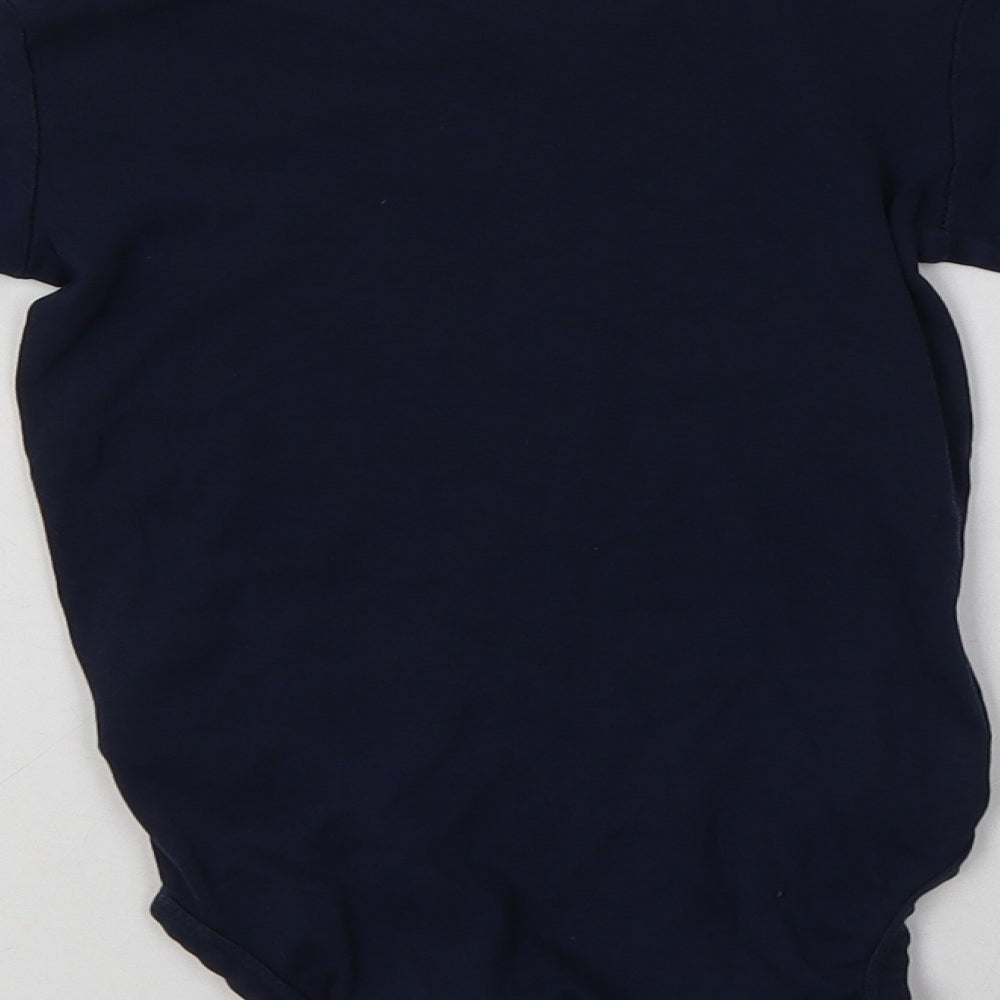 M&S Baby Blue  Cotton Babygrow One-Piece Size 18-24 Months