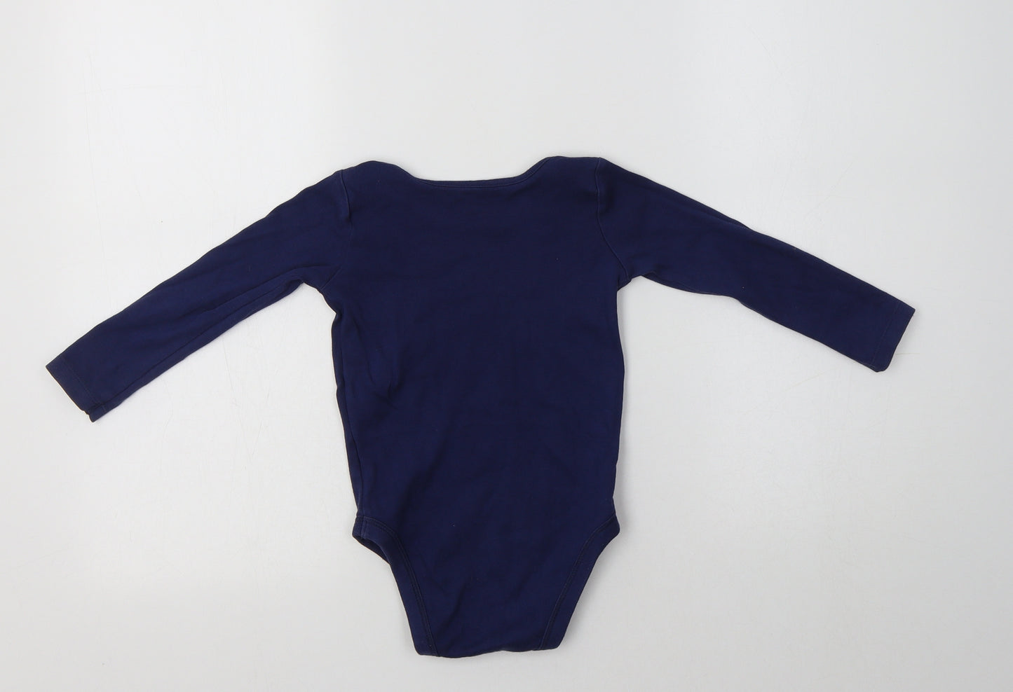 John Lewis Baby Blue  Cotton Romper One-Piece Size 18-24 Months